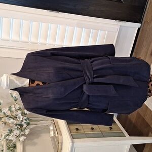 🆕️[S] Faux Seude  Navy Jacket